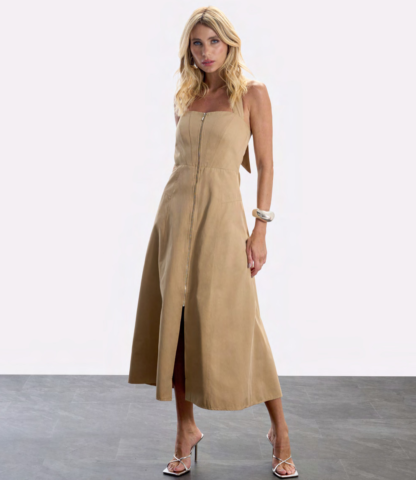 VESTIDO COTTON ZÍPER